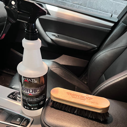 MAVERICK Horsehair Brush for Leather, Suede & Alcantara