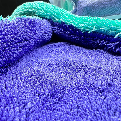 New* Dual Twisted Loop Microfiber Drying Towel 1600 GSM