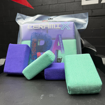 CERAMI-X Pearl Microfiber Applicators - 400 GSM - 2 colors - 10 pcs