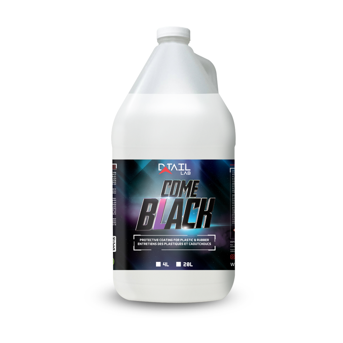 COMEBLACK Plastic & Rubber Trim Coating