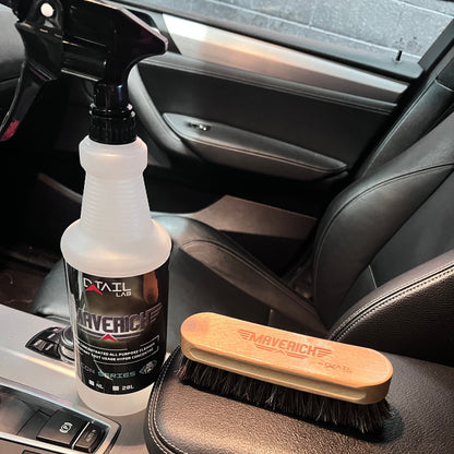 MAVERICK Horsehair Brush for Leather, Suede & Alcantara