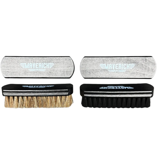 MAVERICK Leather & Fabric Brush Set - 2 PCS