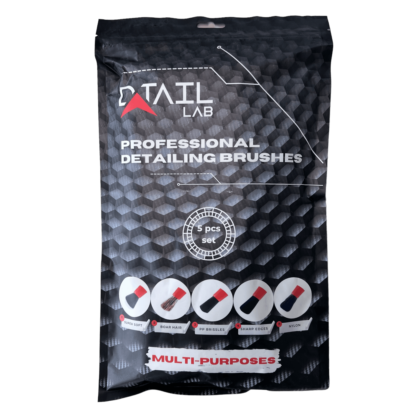 Multi-Purposes Detailing Brush Set (5-pcs)