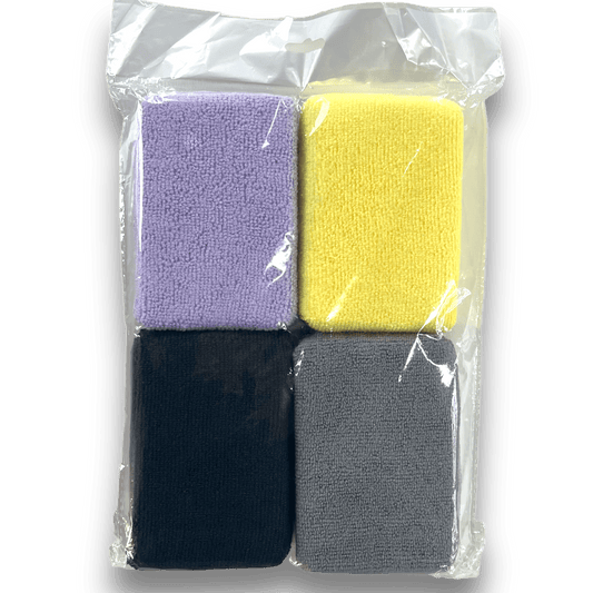 Multi-purposes Microfiber Block Applicator (4-color-pack)