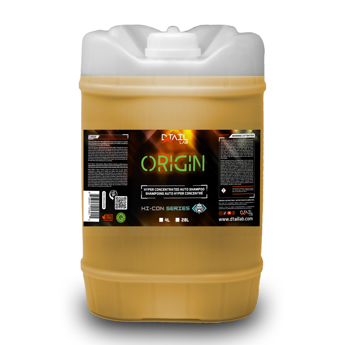 ORIGIN Ultimate Detailing Shampoo - HI-Con Series