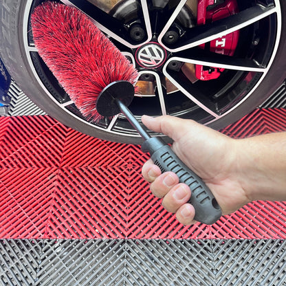 Wheel Spoke & Barrel Cleaning Brush with Nylon bristles